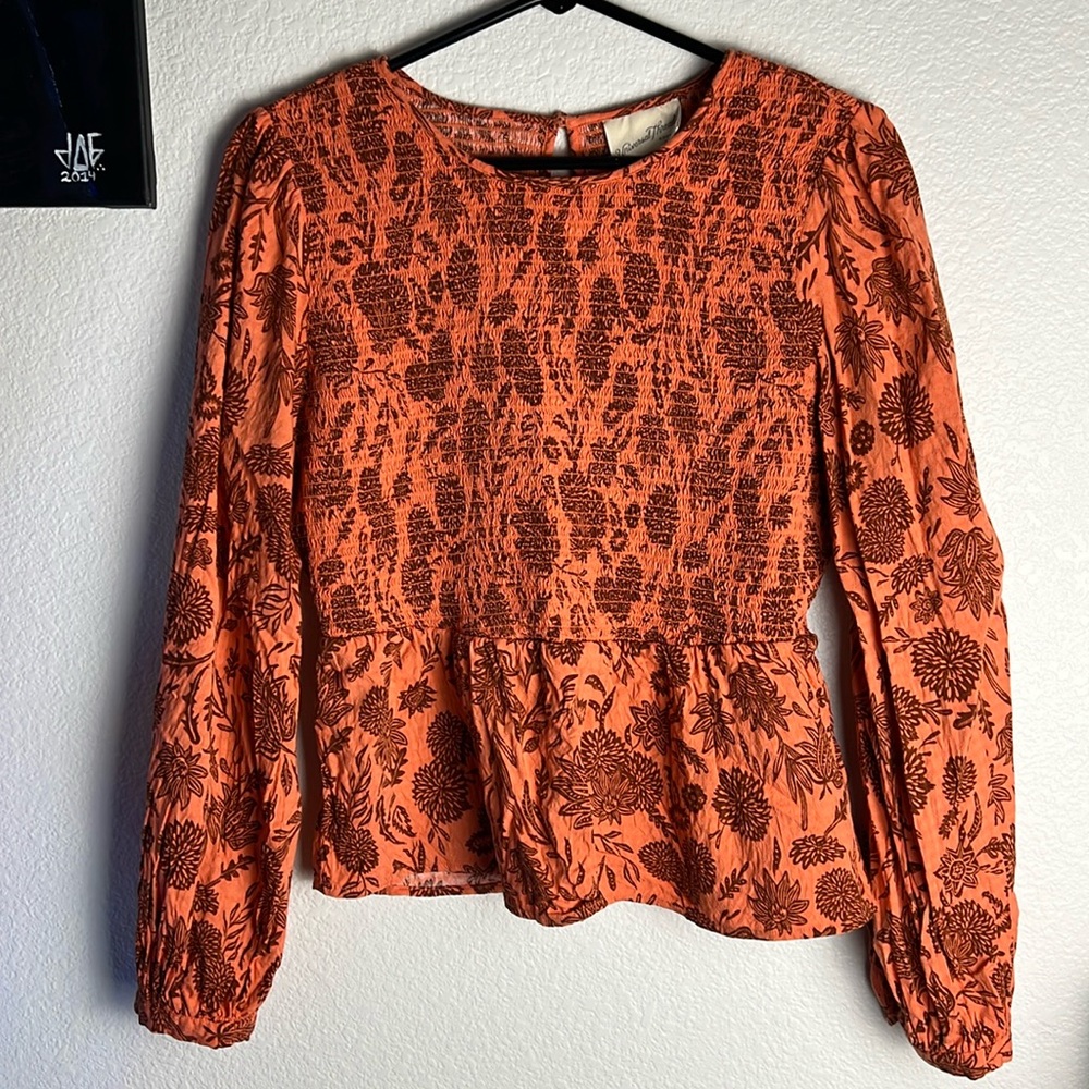 Universal Thread Floral Long Sleeve Top